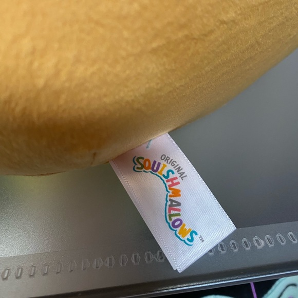 Weaver the Waffle Squishmallow 12" NWT w/ Strawberry Squish date 06-28-2023 - Picture 4 of 4